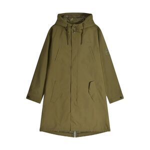 Lambretta Mens Ripstop Waterproof Parka / Khaki Green
